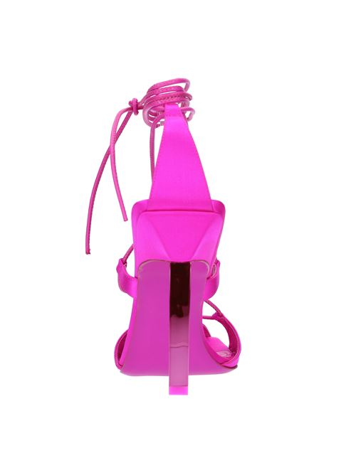 Sandali  LACE-UP ADELE di THE ATTICO in raso e pelle THE ATTICO | 232WS411V007FUXIA